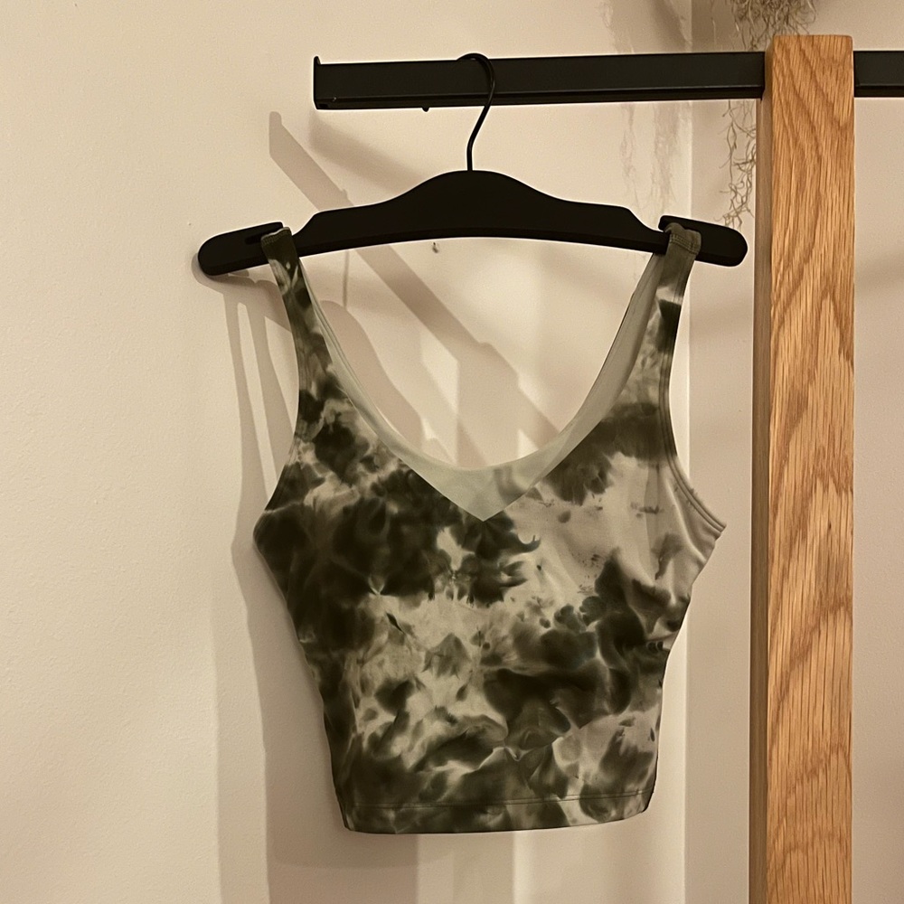 Lululemon Align Tank; Size 4; Diamond Dye Green